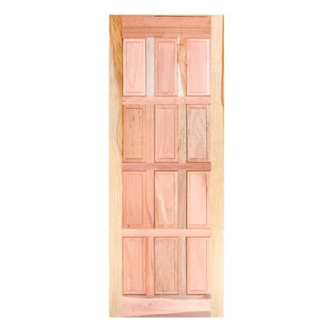 Porta Madeira Folha Pe 805 Esel 2.10m X 80cm Eucalipto