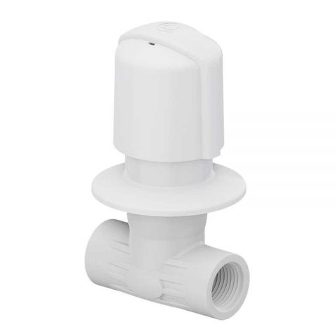 Registro Chuveiro Pvc Branco 25mm - Tigre