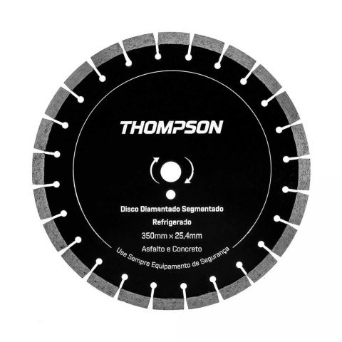 Disco Corte Diamantado Segmentado 110 X 20mm Thompson