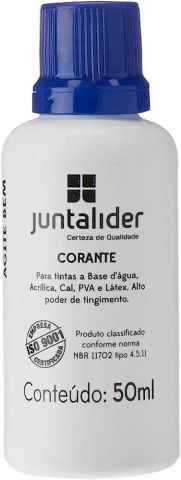 Corante Liquido 50ml Azul - Juntalider