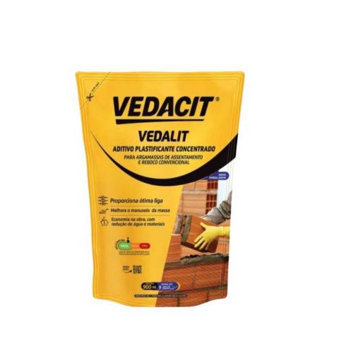 Vedalit Aditivo Plastificante Sem Dosador 900ml - Vedacit