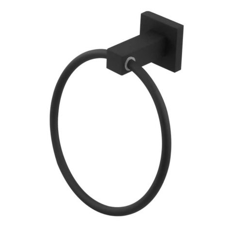 Porta Toalha Argola Luxo - 4009 Quadratt Black - Imperatriz