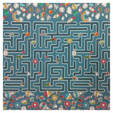 Tapete Brisa Infantil 130cm X 100cm Labirinto - Kapazi