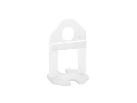 Nivelador Pisos Fit - 1.0mm - 100 Pecas Branco - Moldimplas