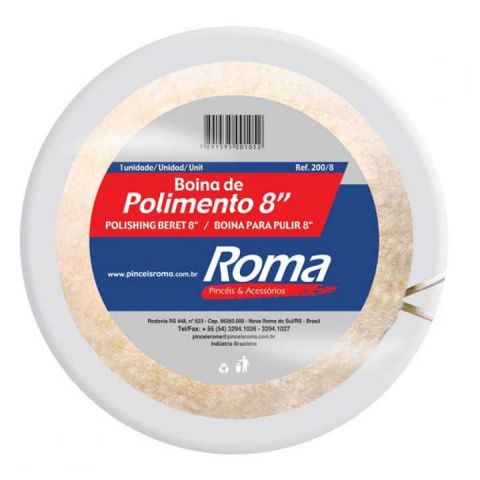 Boina Polimento 8" - 203mm - Roma