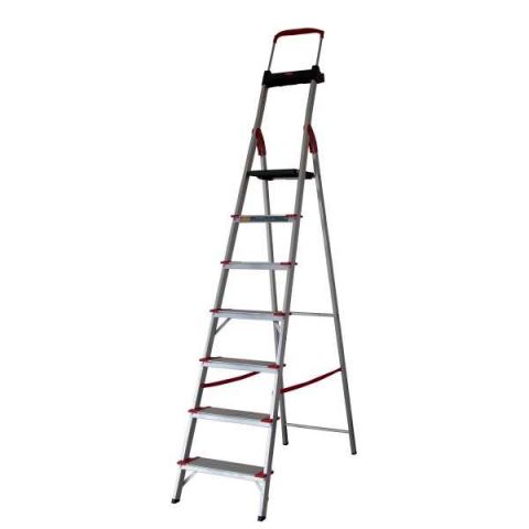 Escada Aluminio Domestica Confort 7 Degraus - Alumasa