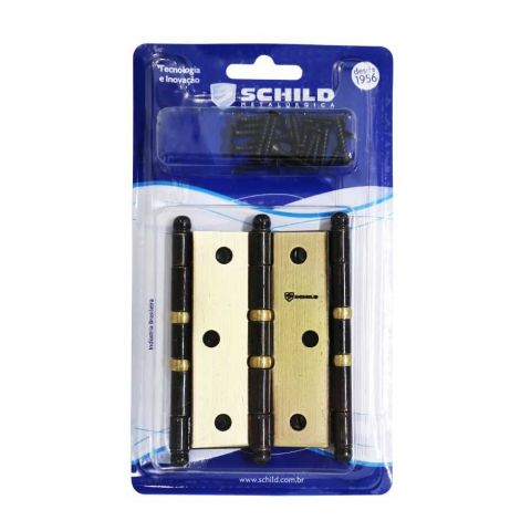 Dobradica Flo Com Anel 1400 X 3.1/2" - 03 Pecas - Schild