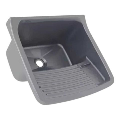 Tanque Plastico Lavar Roupa - 34 Litros - Prata - Astra
