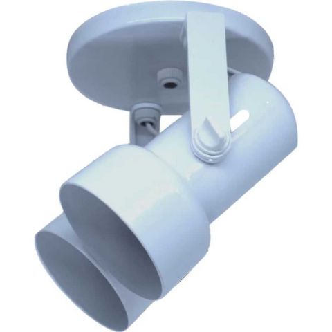 Spot Caneca Aluminio Branco - 2 Lampadas - E27 - Opl