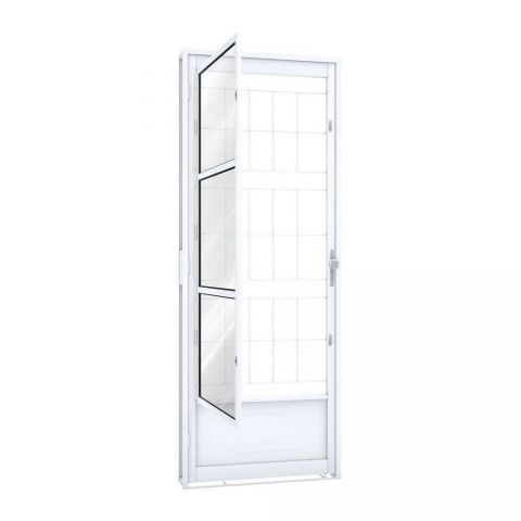 Porta Giro Aco Riobras Pronta Cp 12 X 215 X 80cm Direita