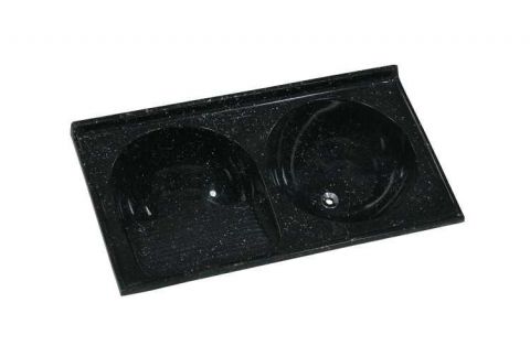 Tanque Lavar Roupa Sintetico 110 X 61cm Preto - Rorato