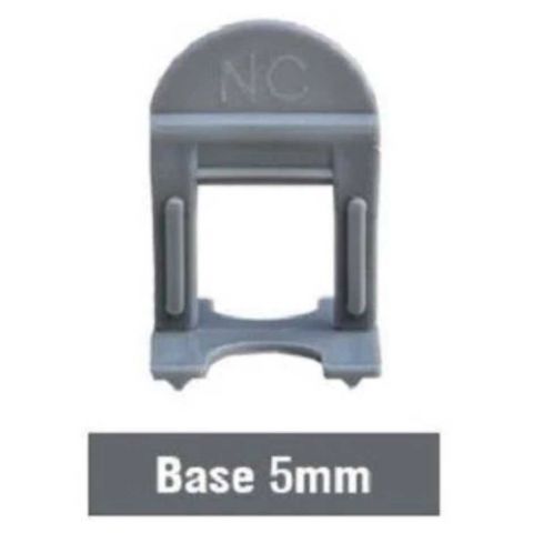 Nivelador Pisos Standard 5mm Cinza 100 Pecas - Nivela Certo