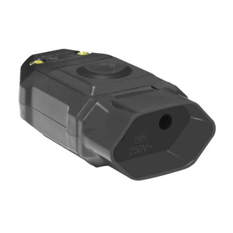Plug Femea 2p 10a 250v Preta - Fame
