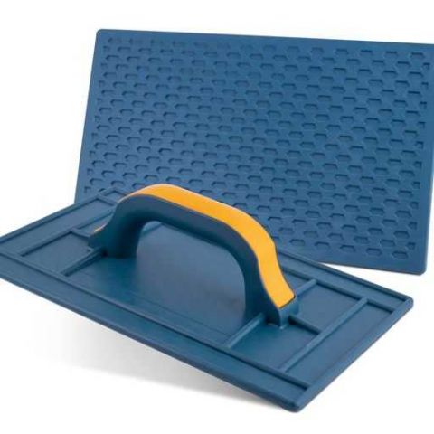 Desempenadeira Plastica Lisa Pro Sem Espuma - 21x33cm - Roma