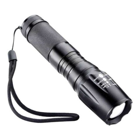 LANTERNA LED TATICA MILITAR + ZOOM - 800 LUMENS X900 - BMAX