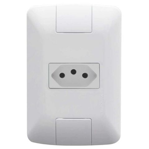 CONJUNTO 1 TOMADA 20A 2P+T - ARIA BRANCA - TRAMONTINA