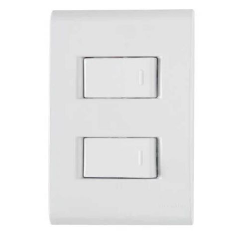 Conjunto 2 Interruptor Simples - Liz Branca - Tramontina