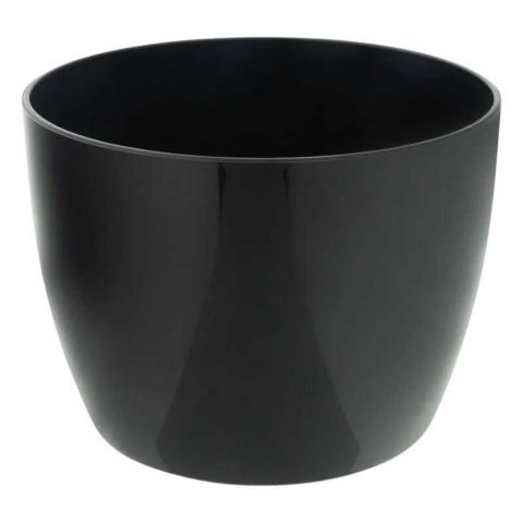 Cachepô Plástico 15 x 15cm - Preto - Mantac