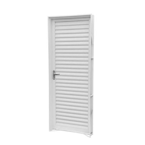 Porta Aço Laminado Direita 94 x 215 x 12cm Branca – Back PortaS