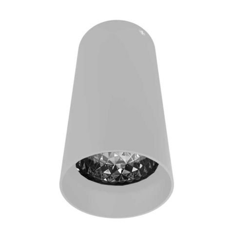 Plafon Tubo Sobrepor Par20 - 7,6 X 15 Cm - 1xe27 Preto - Reue