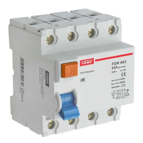 Dispositivo Dr Interruptor Diferencial 4p 63a 30ma - Fame