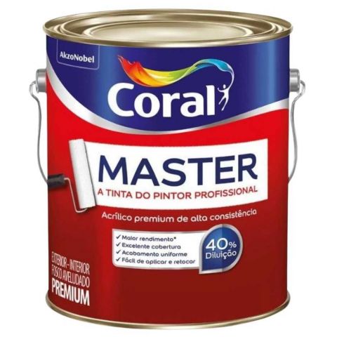 Base T Para Tinta Acrílica Master Premium Fosca 3.2lt - Coral