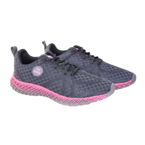 Tenis Feminino - 35 - Cinza/rosa - Prowork