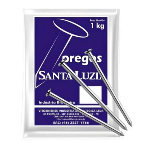 Prego Com Cabeça - 18x24 - 1kg - Santa Luzia