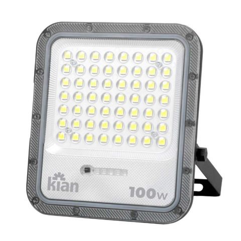 Refletor Projetor Led Solar Fit 100w - IP65 Branca Fria - Kian