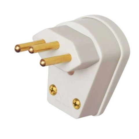 Plug Junção Macho 90º - 2p + T - 20a - Cinza - Fame