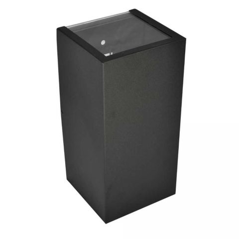 Arandela Ares Interna E Externa - 2 X Gu10 - Preta - Reue