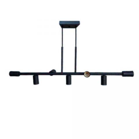 Pendente New Stylo - 7xe27 - Preto Fosco - Reue