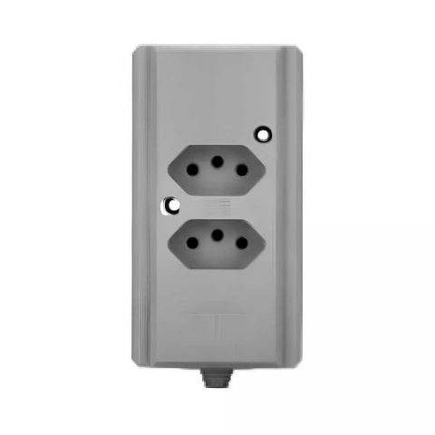 Tomada Sobrepor Hercules Biamp - 2t 2p+t 20a - Cinza - Interned