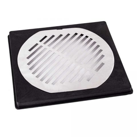 Tampa Caixa Pluvial 300mm - Com Grelha Aluminio - Brec