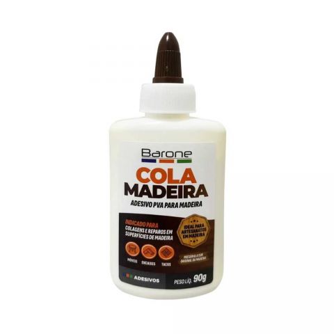 Cola Madeira Pva 90g - Barone