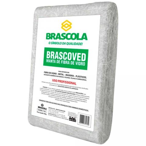 Manta Fibra De Vidro 300g Brascoved
