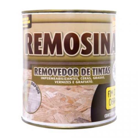 Removedor De Tintas Remosina 900ml Fim De Obra