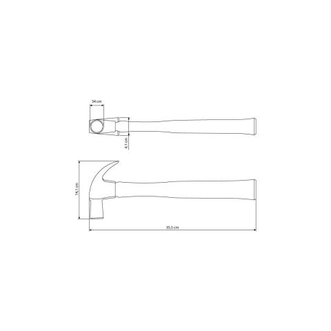 Martelo 34mm Tramontina Tamboreado 40370/034