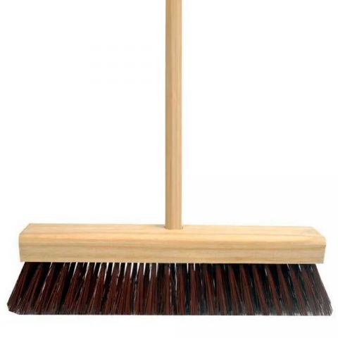 Vassoura Gari Cepo E Cabo Madeira 37cm - Nove54