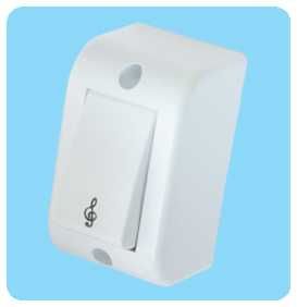Interruptor Sobrepor 1c Pulsador 16a Campainh