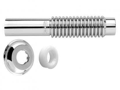 Tubo Ligacao Blukit 24cm Ajustavel Cromado