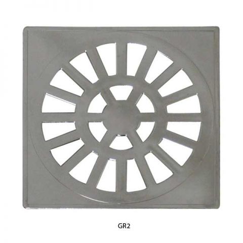 Grelha Astra Gr02 10.2x10.2cm Quadrada Cromad
