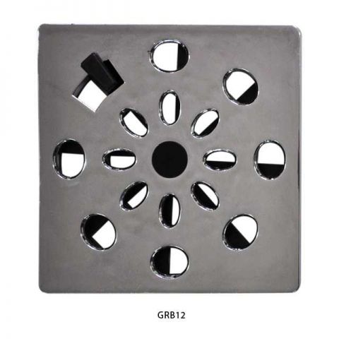 Grelha Astra Grb 4 10,2 X 10,2cm Qd.cromada Rotativa