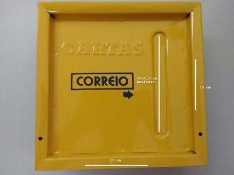 Caixa Correio Mc Chapa Grade Vert.c/mola Amarela