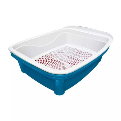 Banheira Classic Plus Furacao Pet Para Gatos Azul