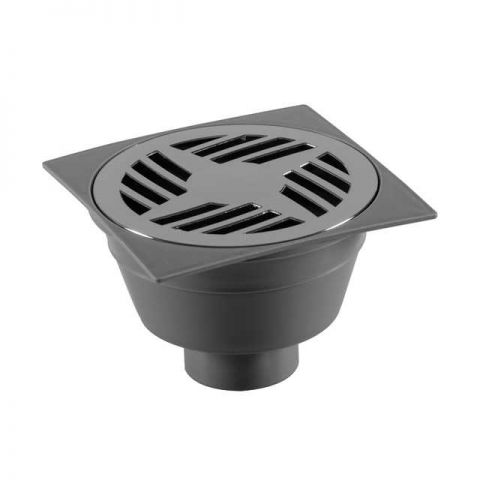 Ralo Astra R4 Sif.quadrado C/grelha Rd.cromad