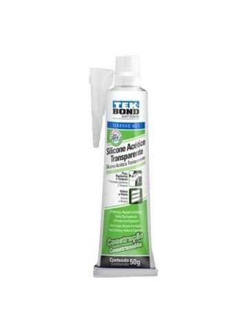 Selante Silicone 50g Acetico Transparente Tek Bond