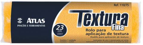 Rolo Textura Atlas 110/75 23cm Textura Fina