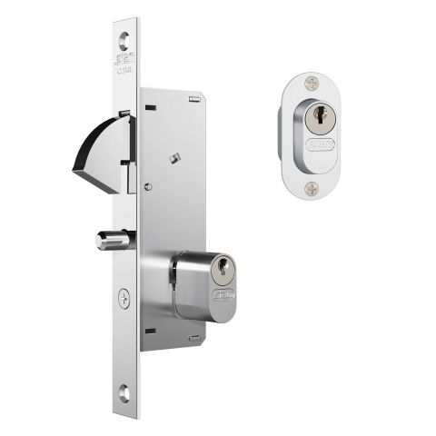 Fechadura Porta Correr - 940 - Inox - Stam