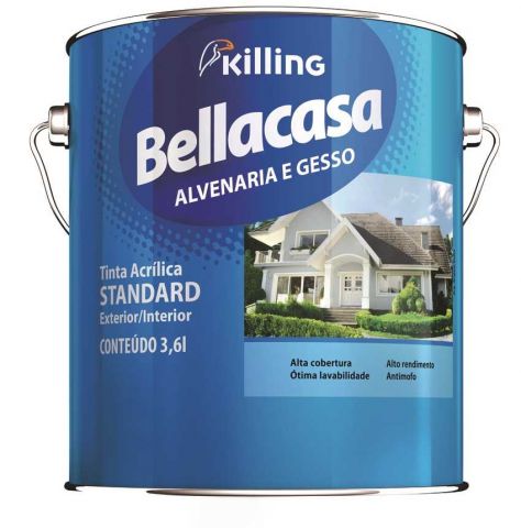 BASE A TINTA ACRILICA FOSCA STANDARD 0.8 LITROS - BELLACASA
